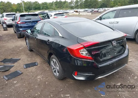 2020 Honda Civic Lx из США, поврежденный, VIN 2HGFC2F62LH531212